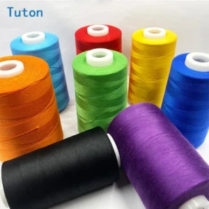 Spun 100% Polyester 40S 2 Sewing Thread 4500Y 5000Y With Different Colors Hilos
