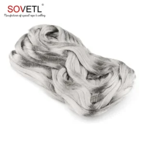 Stainless Steel Conducive Fiber Yarn for EMC Shielding Textiles and Anti static Work Clothing