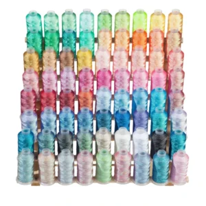 Stock Metallic Weaving Thread Embroidery Cross Stitch Sewing Crochet Hand Knitting 0.2mm 0.8mm Gold Silver Color DIY High