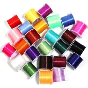 Strong & Stretchy Crystal String Elastic Thread Beading Bracelet Cord Size 0.8mm 45m Length