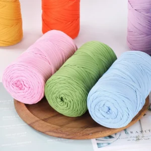 Super Chunky Soft Fancy Cotton Blended Yarn Hand Knitting Weaving Sewing Tubular Arm Knitting DIY Blankets Rugs OE