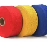 Textile Raw Material Knitting Yarn Sock Yarn Ne 10 1 Ne 21s 1 35% Recycled Cotton +65% Polyester Recycled Open End Yarn China