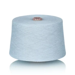 Textile Raw Recycle Tr Polyester Cotton Rayon Viscose Spun Blended Yarn Crochet Yarn Mvs Vortex Spun Feather