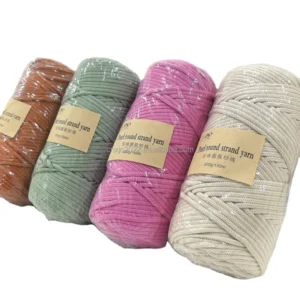 Thick Dyed Polyester Cotton Yarn Rope Stylish Fancy Basket Strand