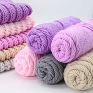 Various Colors of 8 Shares Blended Yarn for Knitting Sweaters Blankets and Gloves
