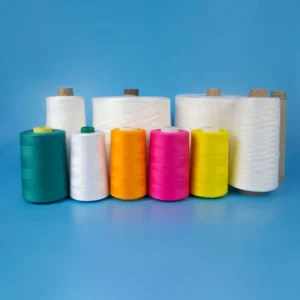 White Black Yellow Green Red Color 100% Spun Polyester 40s 2 5000 Yards Sewing Thread