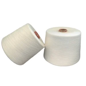 White Open End Regenerated Polyester 12S Recycled Cotton Blended Yarn Making Socks Yarn for Knitting