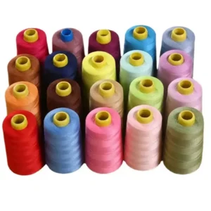 YOUNUS 100% Polyester Thread 40 2 5000yards cone for Sewing Spun 402 Customized Color