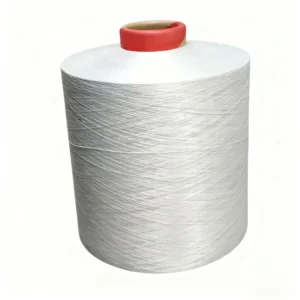 YoungSurge AA Grade 100% Spun Polyester Sewing Thread for Spinning Abrasion Resistant Heat Resistant Raw White Color